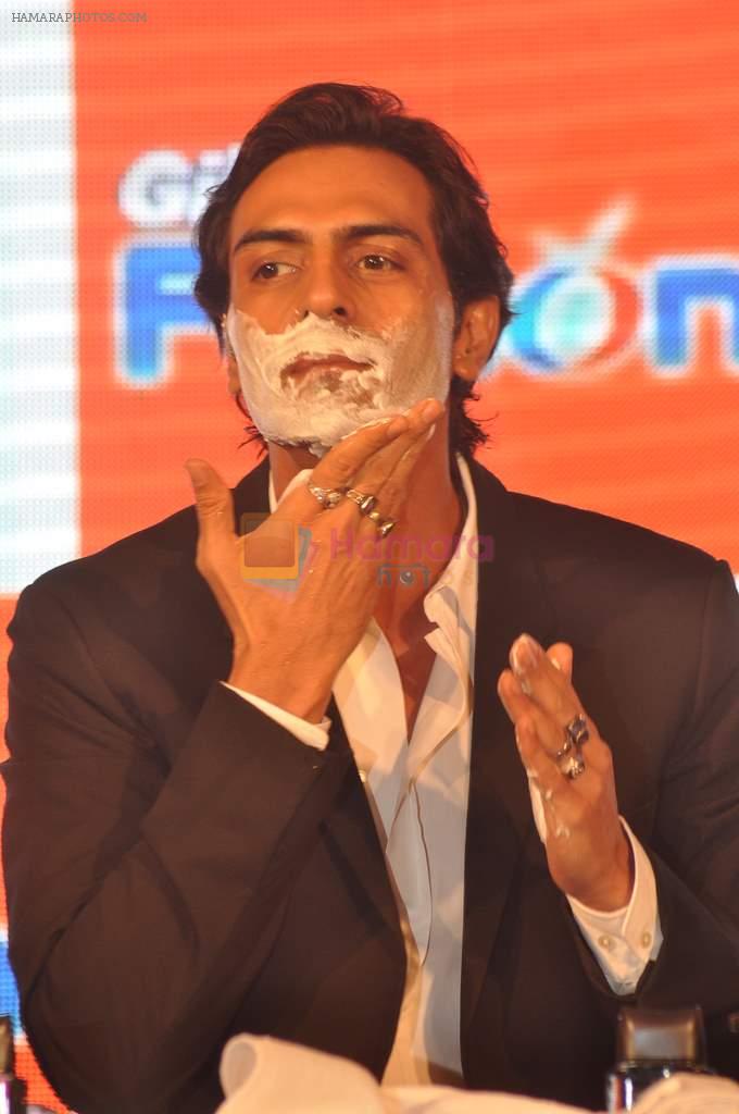 Arjun Rampal grace the Gillette Fusion launch at the Taj Hotel