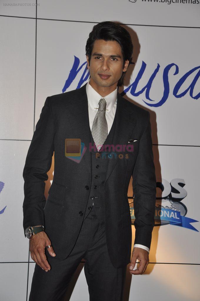 Shahid Kapoor at the Premiere of Mausam in Imax, Wadala, Mumbai on 22nd Sept 2011