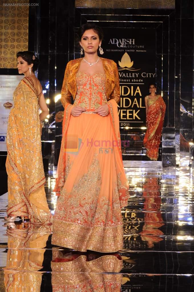 Model walk the ramp for Adarsh Gill Show at Amby Valley India Bridal Week day 2 on 24th Sept 2011