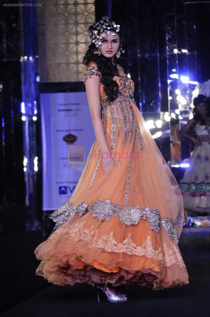 Model walk the ramp for Anjalee and Arjun Kapoor Show at Amby Valley India Bridal Week day 1 on 24th Sept 2011