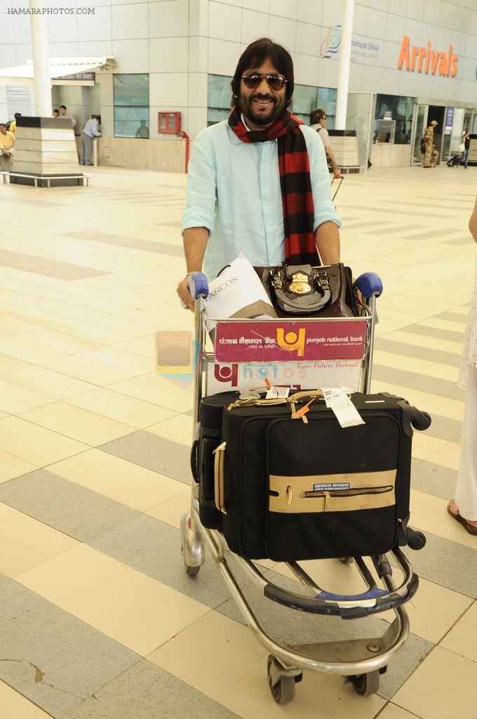 Roop Kumar Rathod arrive back from Gima Awards in Domestic Airport, Mumbai on 24th Sept 2011