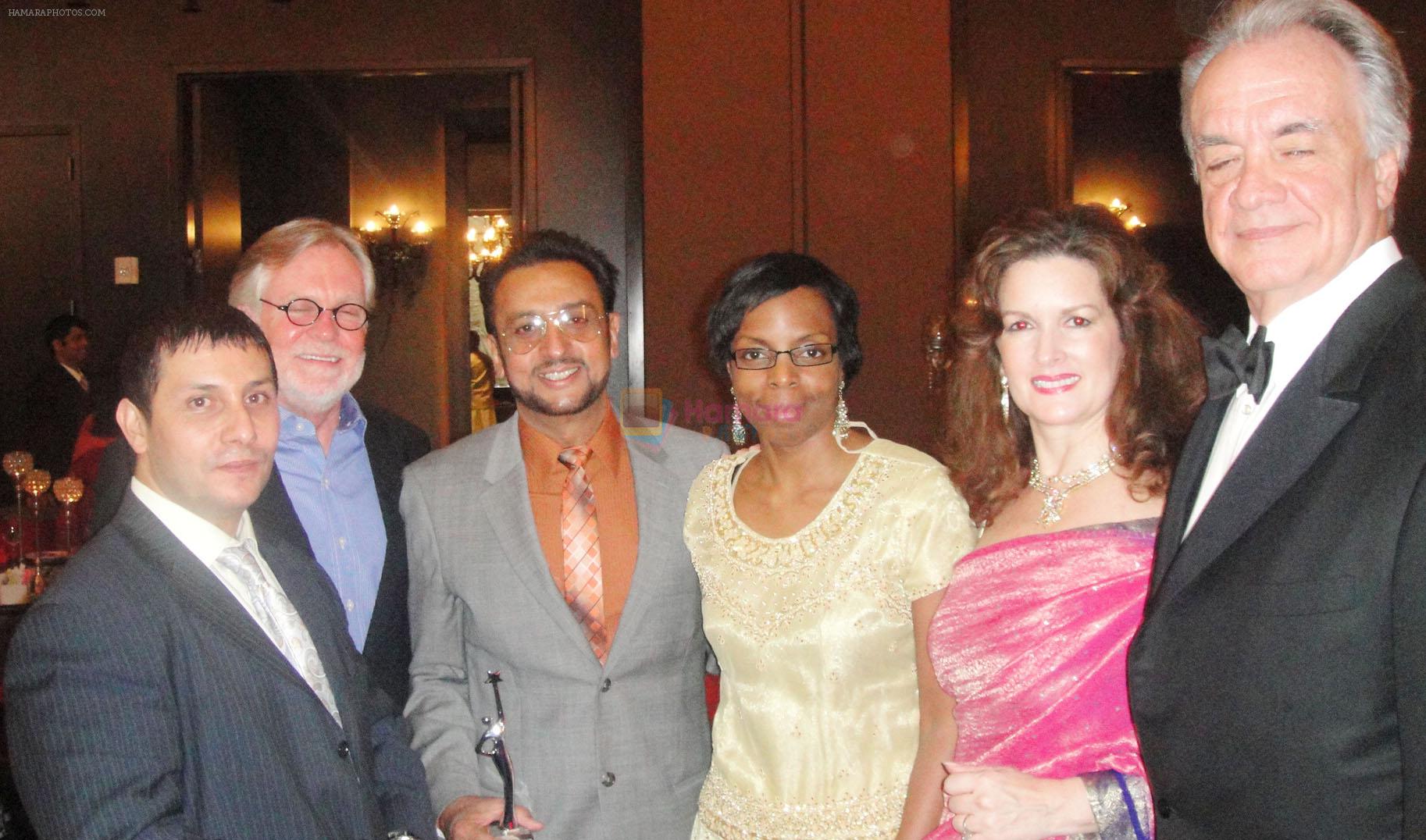 Gulshan Grover with Gerald Seidl, Counsel General of Austria and Rick Ferguson, director of Film commission of Houston