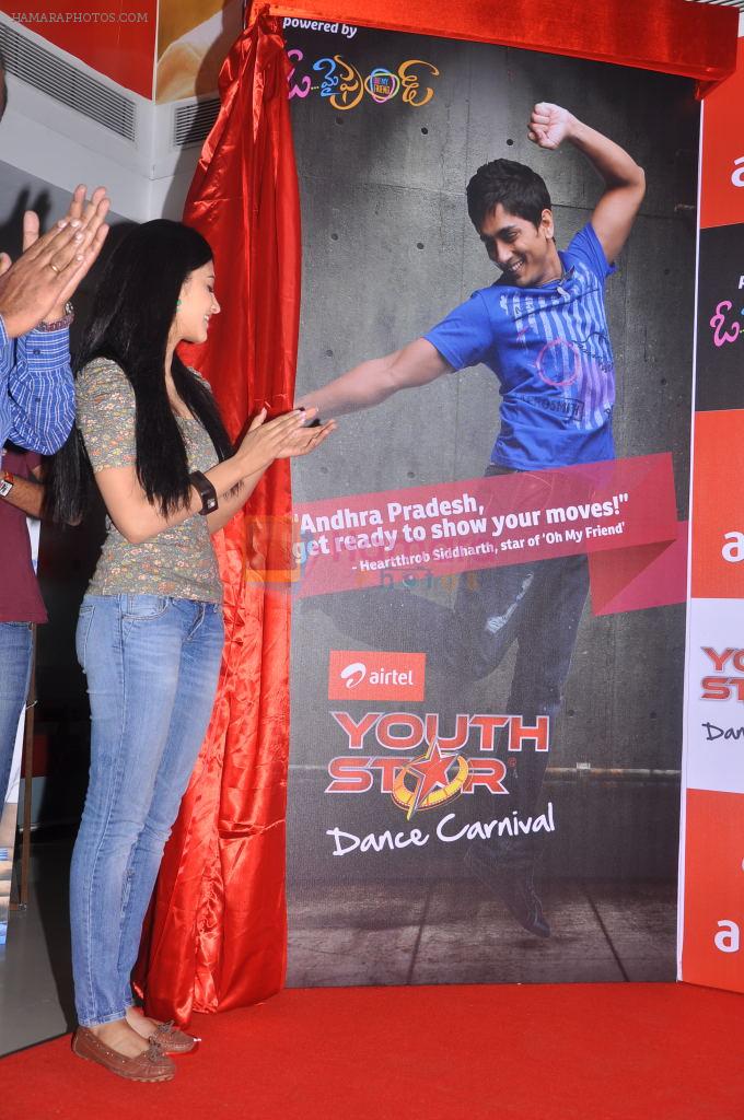 Shruti Hassan attends 2011 Airtel Youth Star Hunt Launch in AP on 24th September 2011