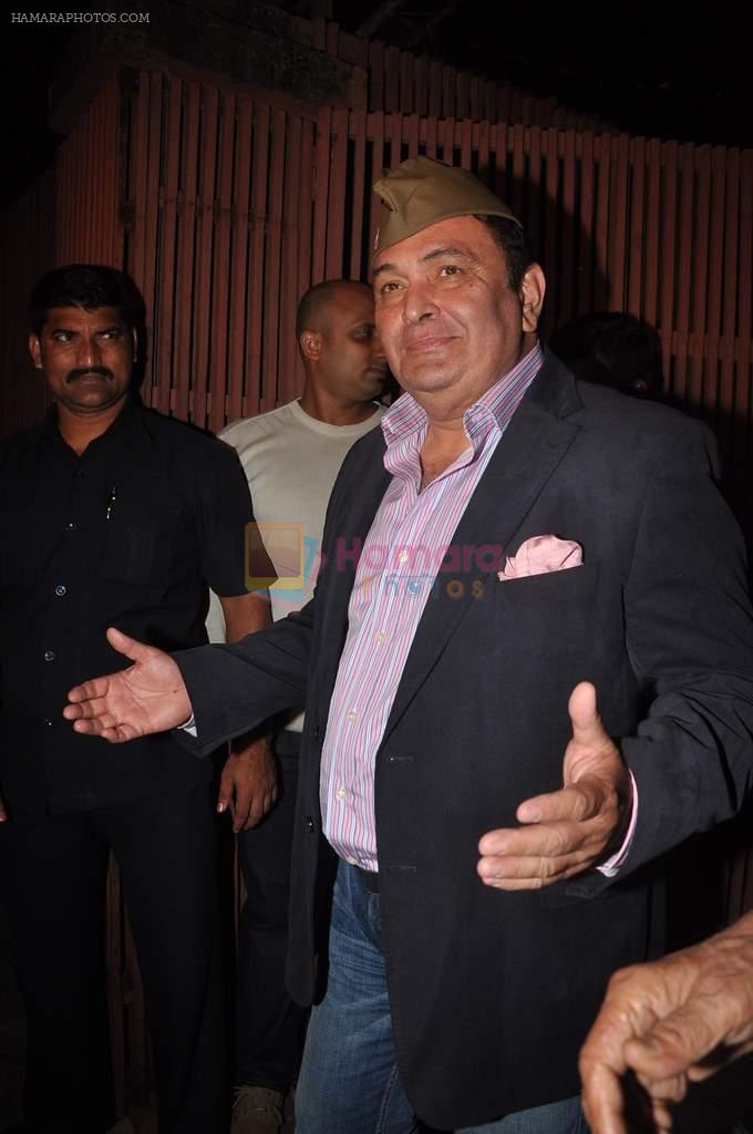 Rishi Kapoor at Ranbir Kapoor's bday and Rockstar bash in Aurus on 27th Sept 2011