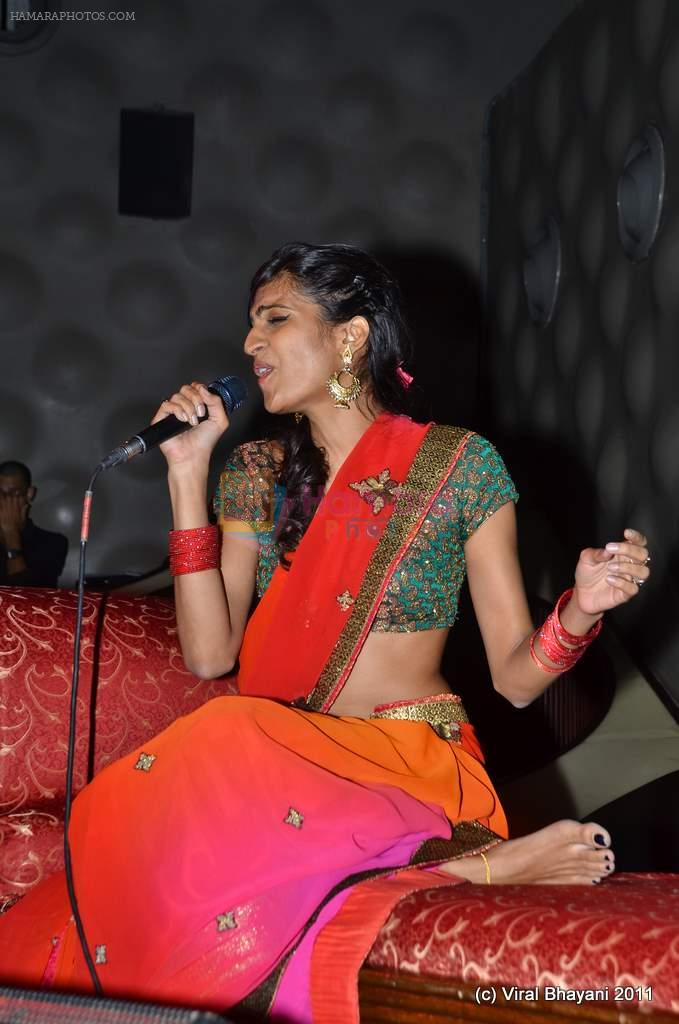 Anushka Manchanda at The Bartender album launch by Sony Music in Blue Frog on 27th Sept 2011