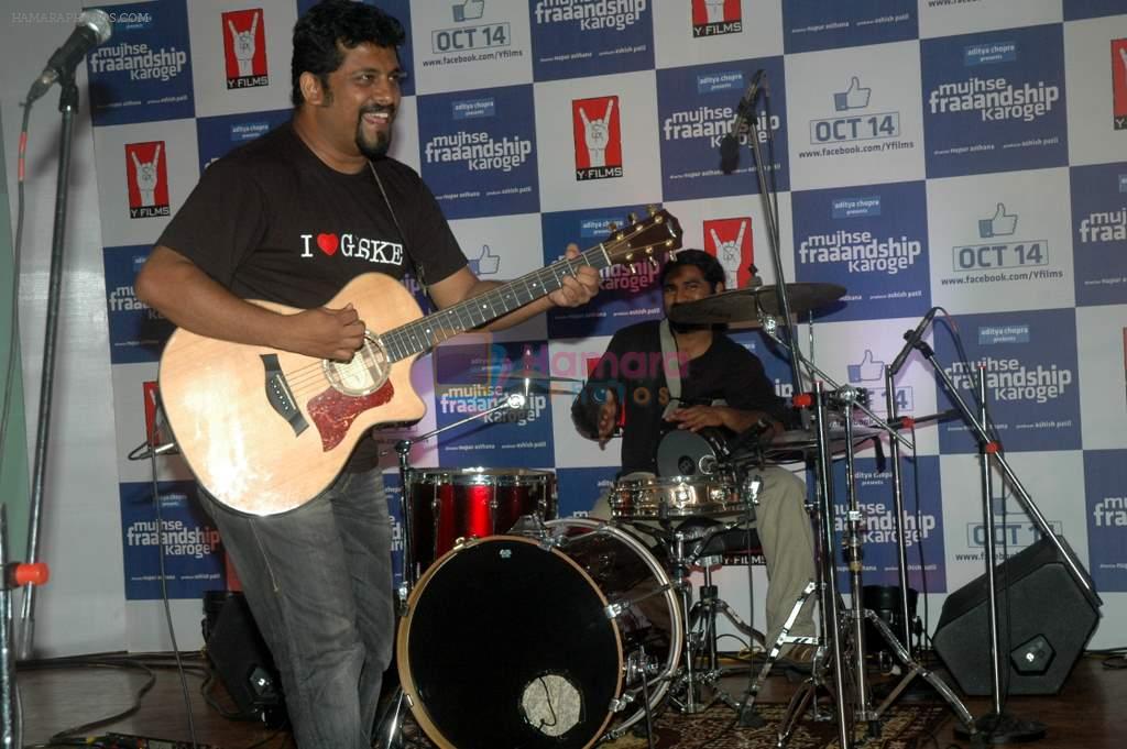 at Yashraj Films Mujhse Fraandship Karoge music showcase in Yashraj Studios on 28th Sept 2011