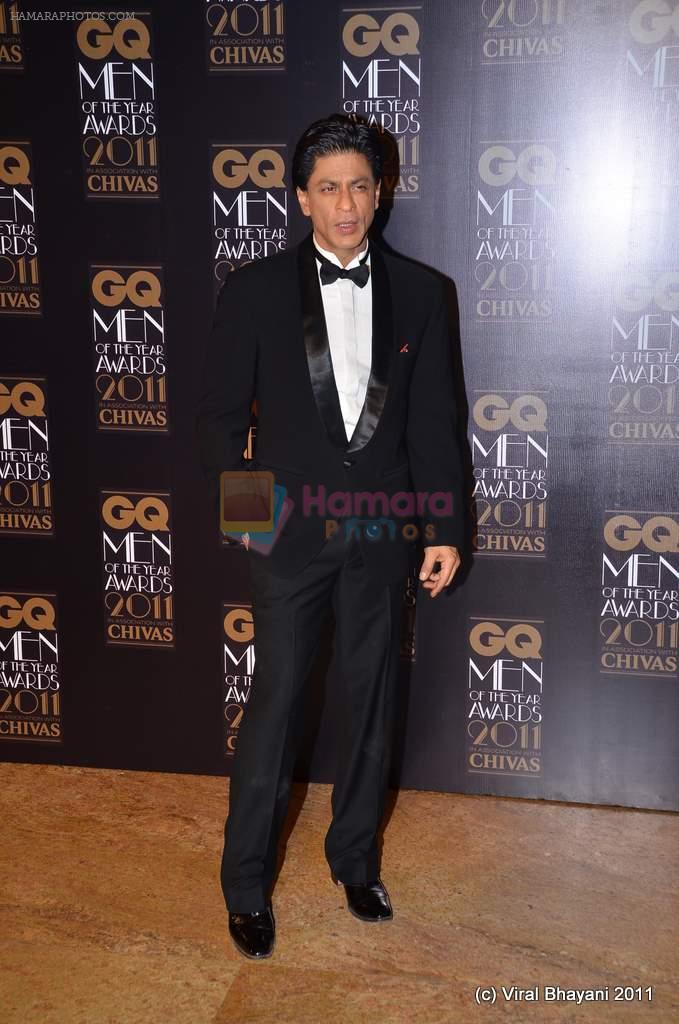 Shahrukh Khan at the GQ Men Of The Year Awards 2011 in Grand Hyatt, Mumbai on 29th Sept 2011