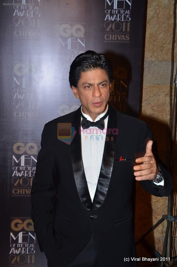 Shahrukh Khan at the GQ Men Of The Year Awards 2011 in Grand Hyatt, Mumbai on 29th Sept 2011