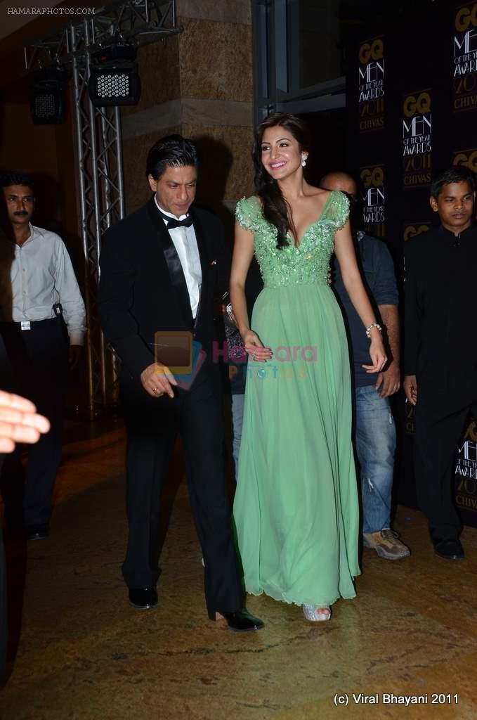 Shahrukh Khan, Anushka Sharma at the GQ Men Of The Year Awards 2011 in Grand Hyatt, Mumbai on 29th Sept 2011