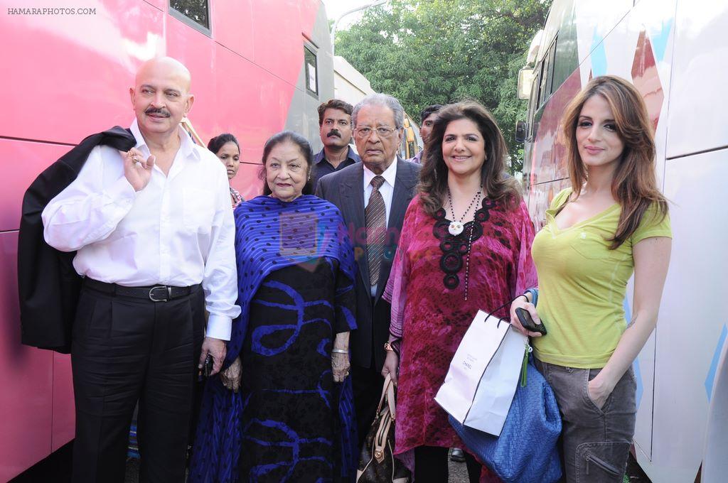 Rakesh Roshan, Suzanne Roshan at the Finale of Just Dance in Filmcity, Mumbai on 29th Sept 2011