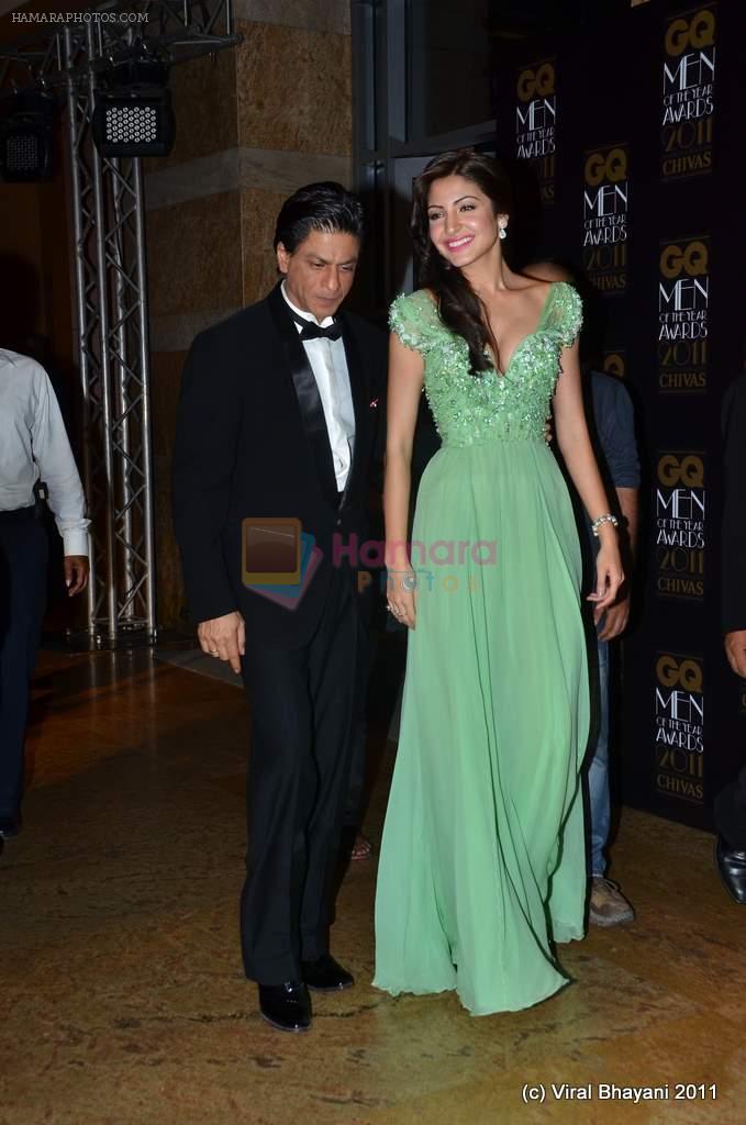 Shahrukh Khan, Anushka Sharma at the GQ Men Of The Year Awards 2011 in Grand Hyatt, Mumbai on 29th Sept 2011