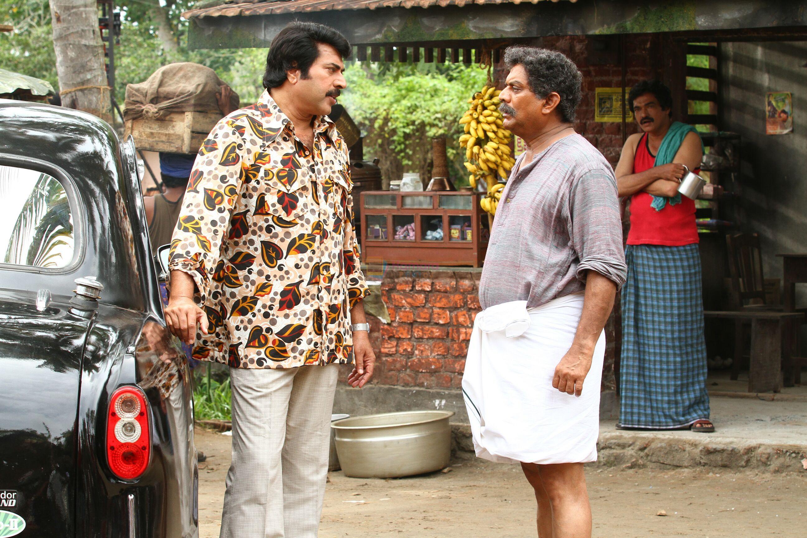 Mammootty, Jagathy in Venicile Vyapari Movie Stills
