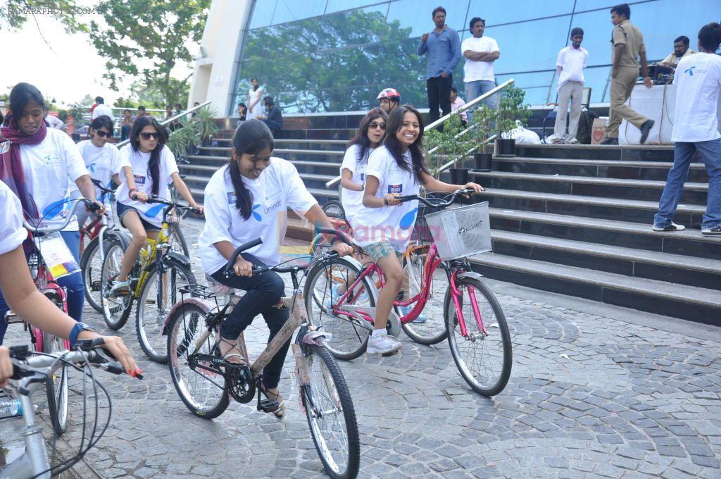 2011 Miss Hyderabad Team participates in Go Green Ride on 1st October 2011