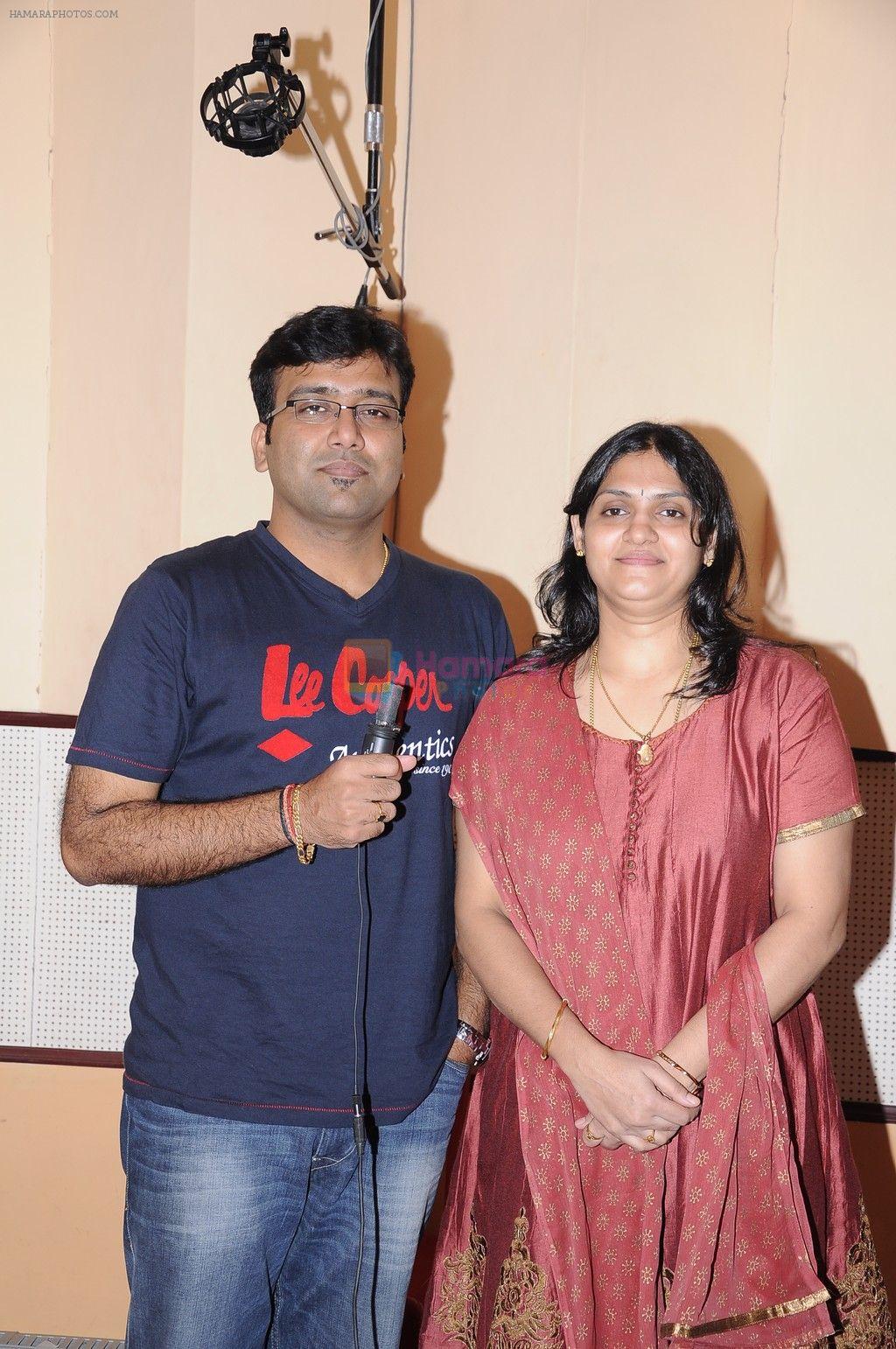 Tippu at the Journey Movie Song Recording on 2nd October 2011