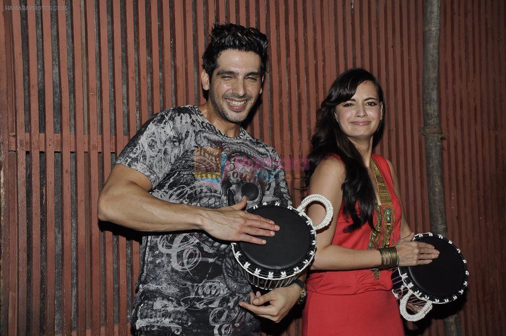 Dia Mirza, Zayed Khan at Love Breakups Zindagi party in Aurus on 9th Oct 2011