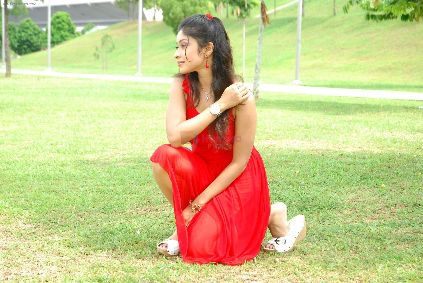 Payal Ghosh in a song shoot on October 25, 2010