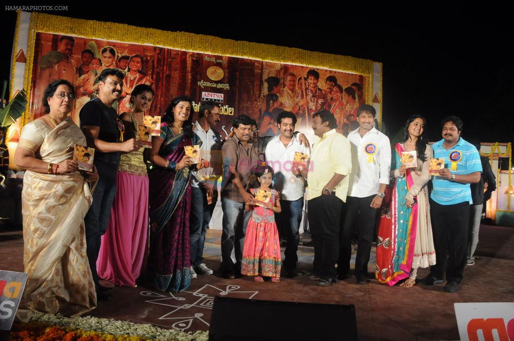 Tapasee Pannu, Gopichand, Roja, Lakshmi Prasanna, Anushka Shetty, Junior NTR and Team attends Mogudu Movie Audio Launch on 11th October 2011