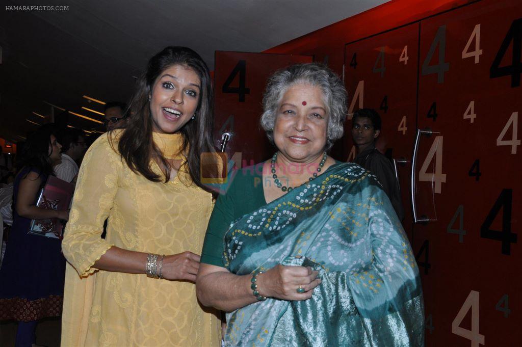 Bhavana Balsavar, Shobha Khote at Azaan Premiere in PVR, Juhu on 13th Oct 2011