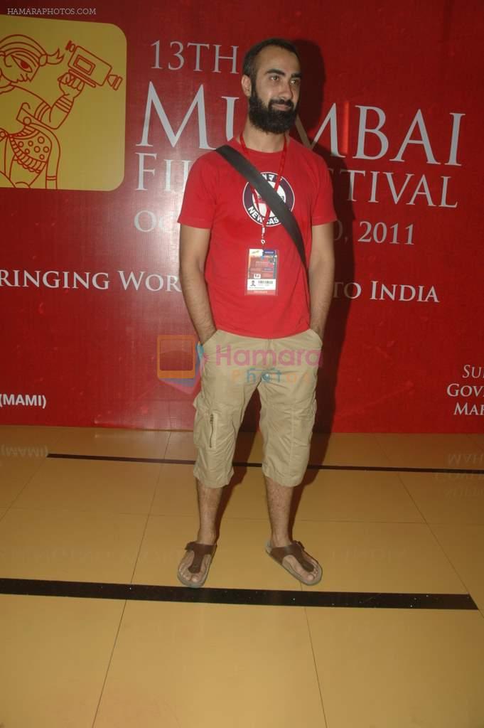 Ranvir Shorey at MAMI fest in Cinemax, Mumbai on 17th Oct 2011