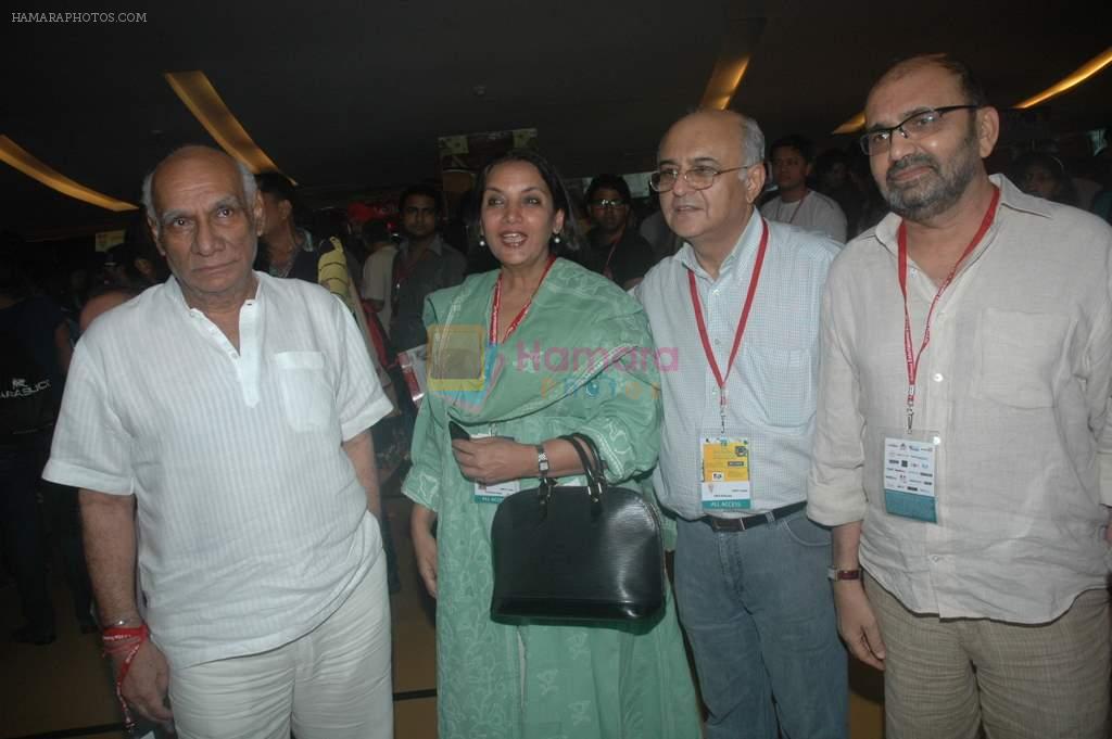 Yash Chopra, Shabana Azmi at MAMI fest in Cinemax, Mumbai on 17th Oct 2011