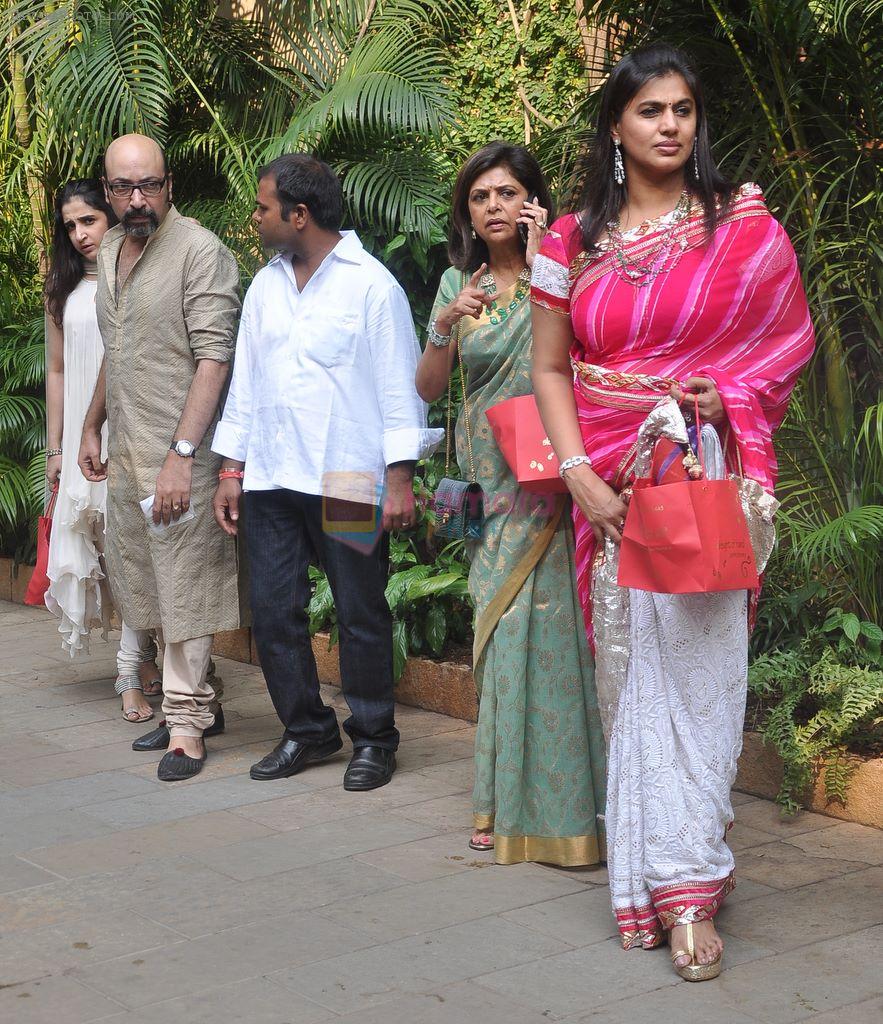 at Aishwarya Rai's Baby shower ceremony in Jalsaa, Juhu, Mumbai on 18th Oct 2011