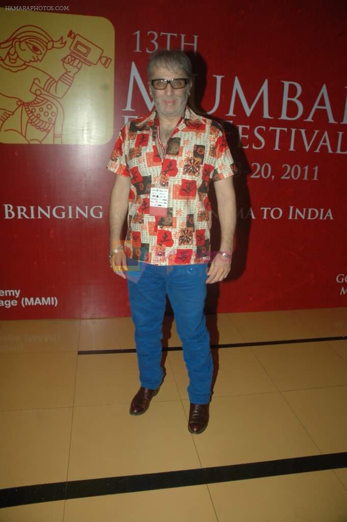 Aditya Raj Kapoor at 13th Mami flm festival in Cinemax, Mumbai on 19th Oct 2011