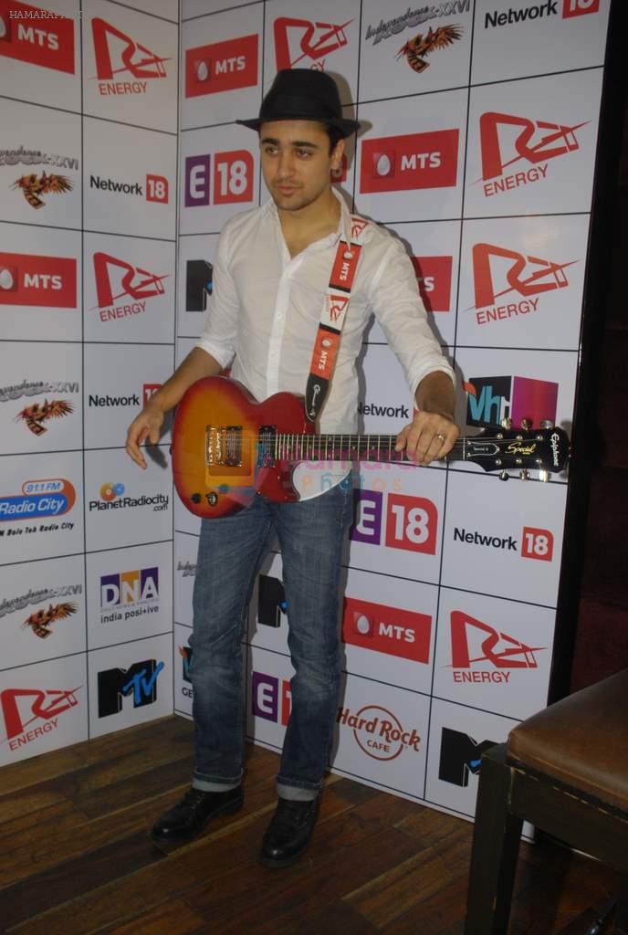 Imran Khan at MTV Independence Rock Press Meet in Mumbai on 20th Oct 2011