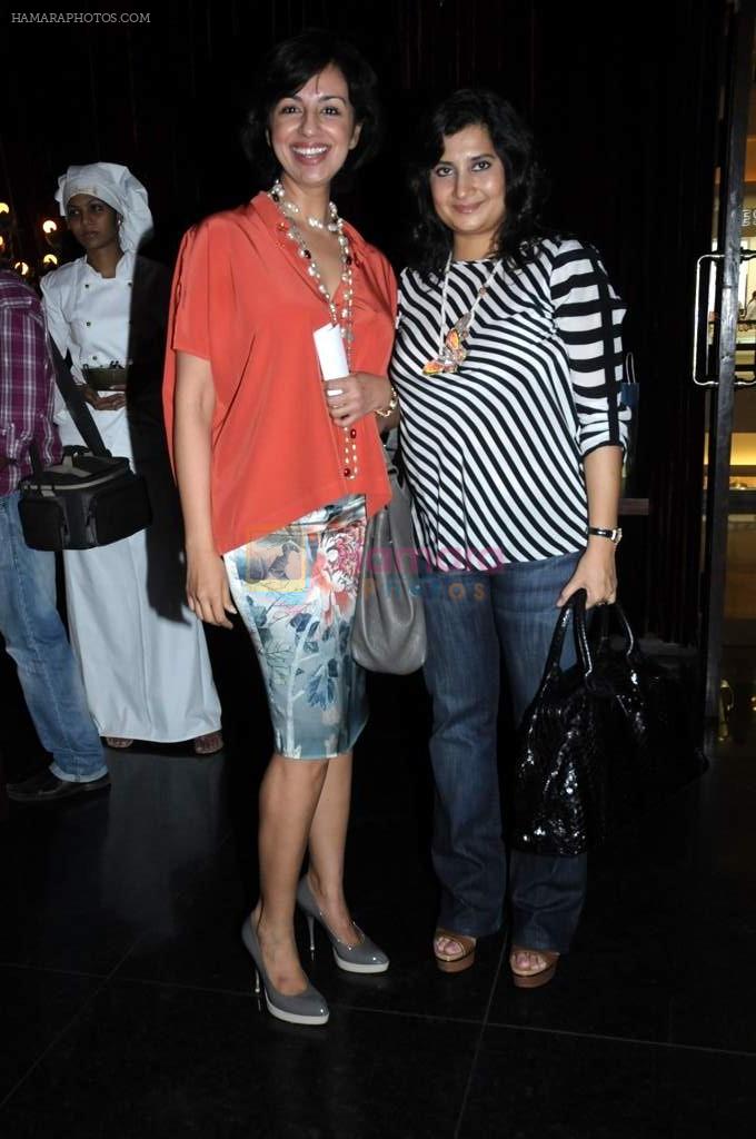 Reena Wadhwa Gayatri Ruia at Ramona Narang brunch in Veda, Mumbai on 20th Oct 2011