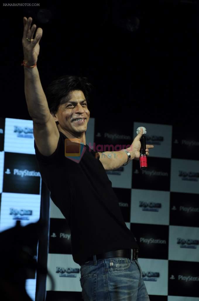 Shahrukh Khan at the press meet of Playstation in Inorbit Mall on 21st Oct 2011