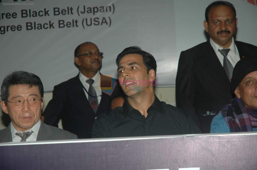 Akshay Kumar at Karate event in Andheri Sports Complex on 22nd Oct 2011