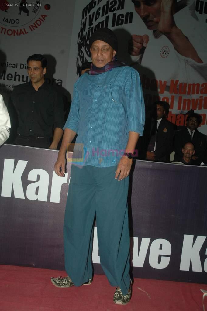 Mithun Chakraborty at Karate event in Andheri Sports Complex on 22nd Oct 2011