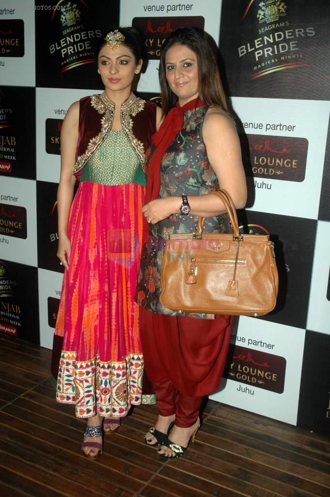 Neeru Bajwa at Punjab International Fashion week promotional event in Sheesha Lounge on 23rd Oct 2011