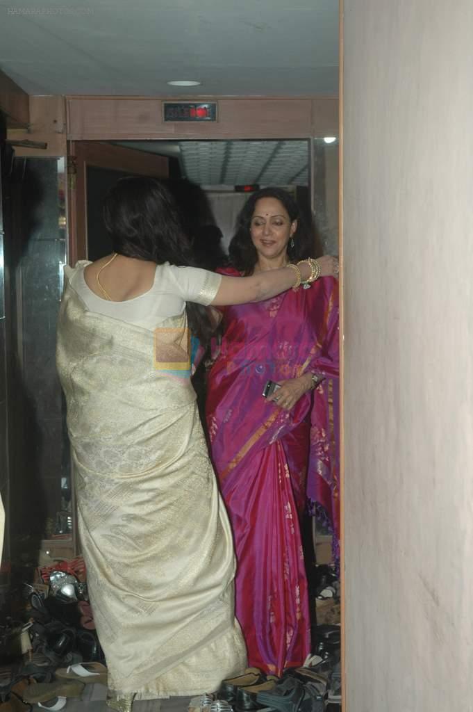 Rekha, Hema Malini at Tell Me Oh Khudda screening in Ketnav, Mumbai on 25th Oct 2011