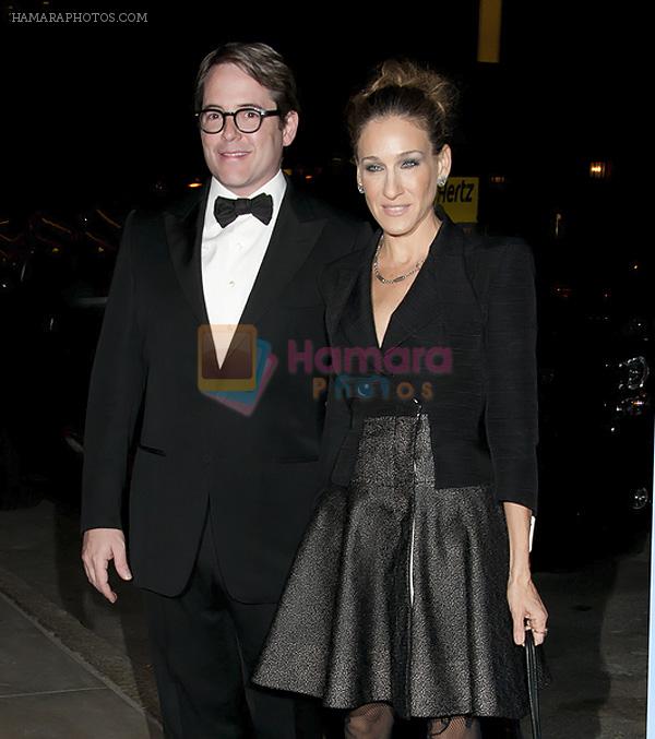 Sarah Jessica Parker and Matthew Broderick attends the New York City Center Reopening on October 25, 2011
