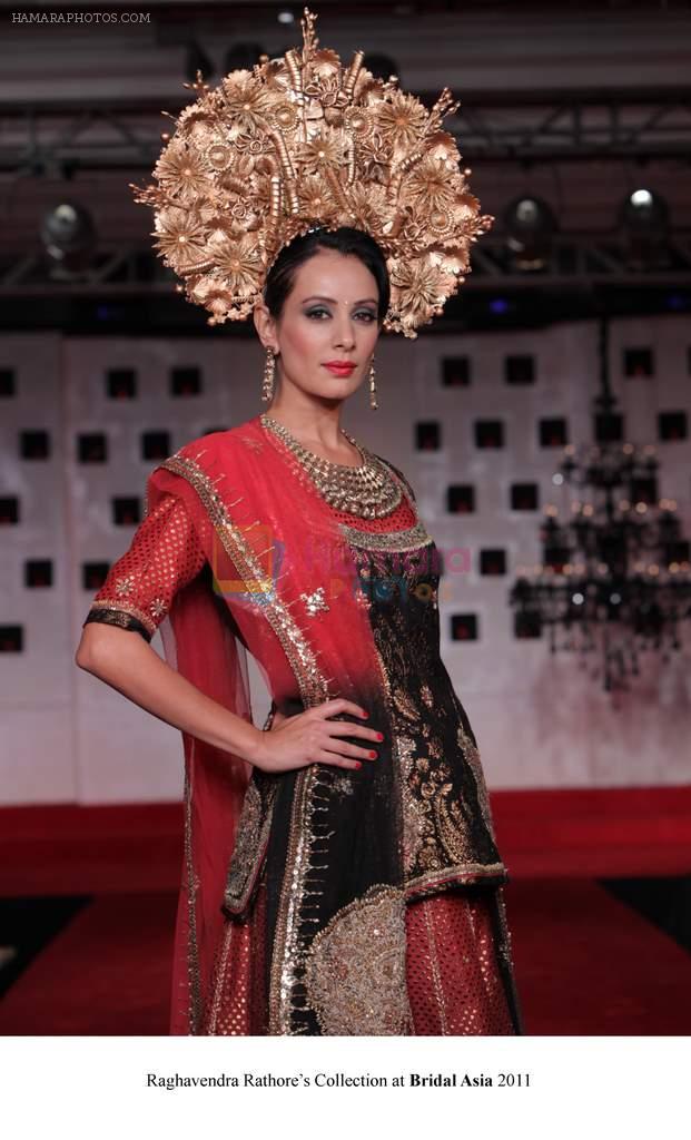 Model walk the ramp for Raghavendra Rathore Show at Bridal Asia 2011 on 27th Sept 2011