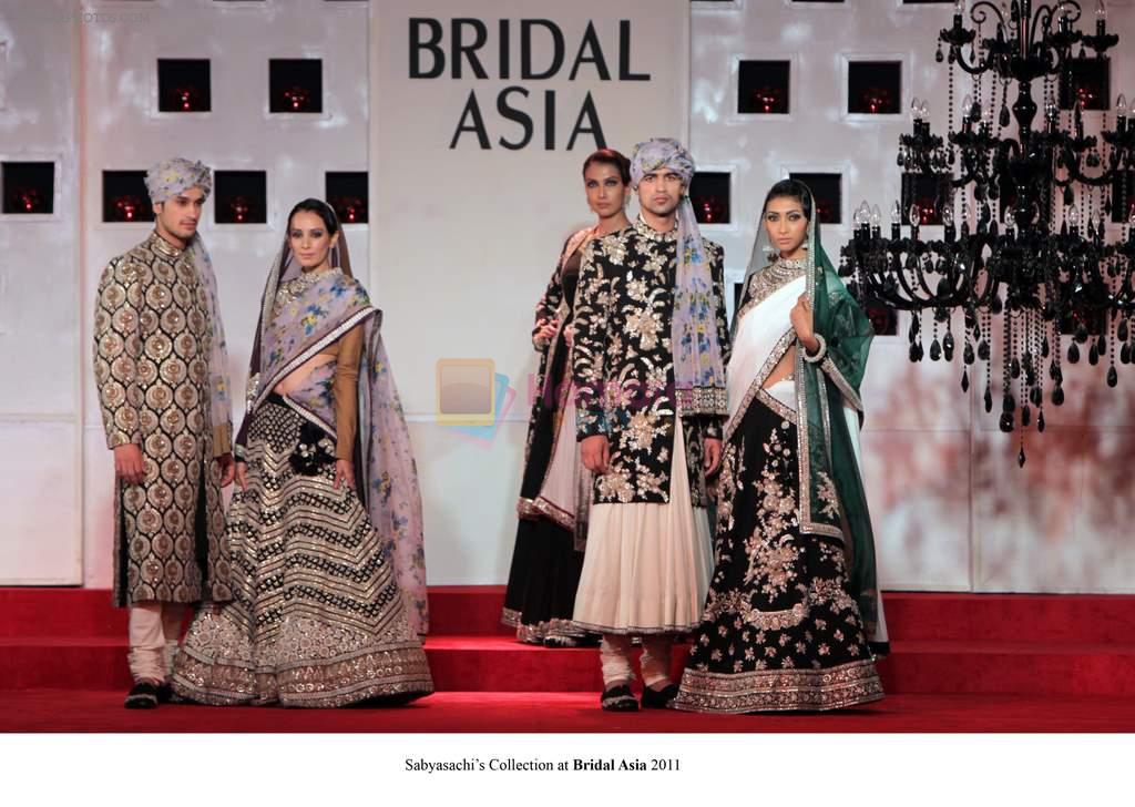 Model walk the ramp for Sabyasachi Show at Bridal Asia 2011 on 27th Sept 2011