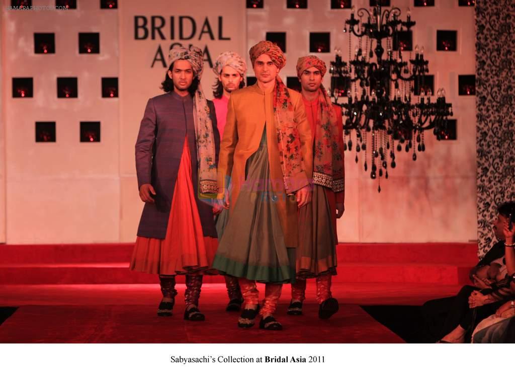 Model walk the ramp for Sabyasachi Show at Bridal Asia 2011 on 27th Sept 2011