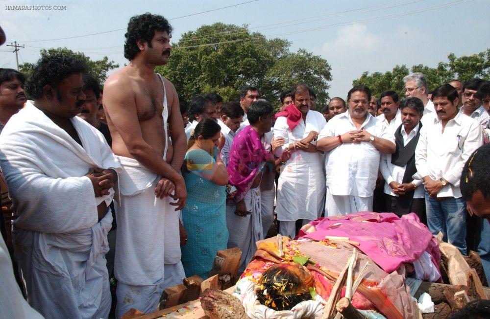 Dasari Narayana Rao attends Dasari Padma Condolences and Funeral