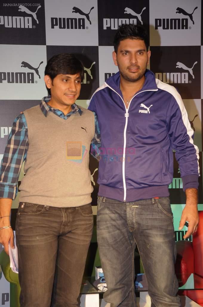 Yuvraj Singh announced as the ambassador for Puma in Bungalow 9 on 1st Nov 2011