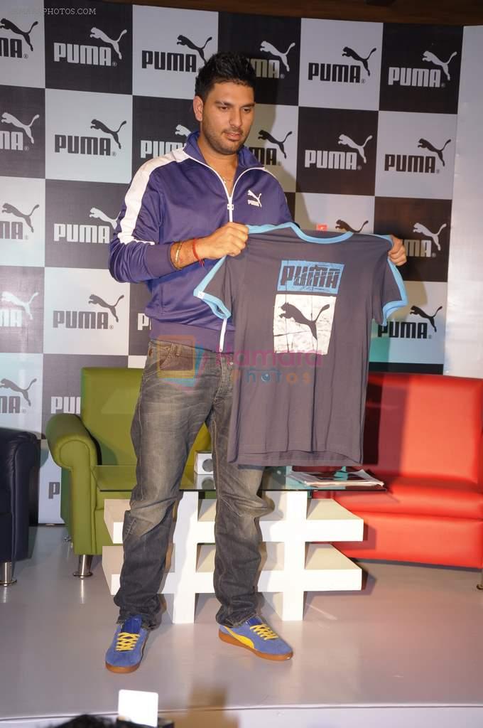 Yuvraj Singh announced as the ambassador for Puma in Bungalow 9 on 1st Nov 2011