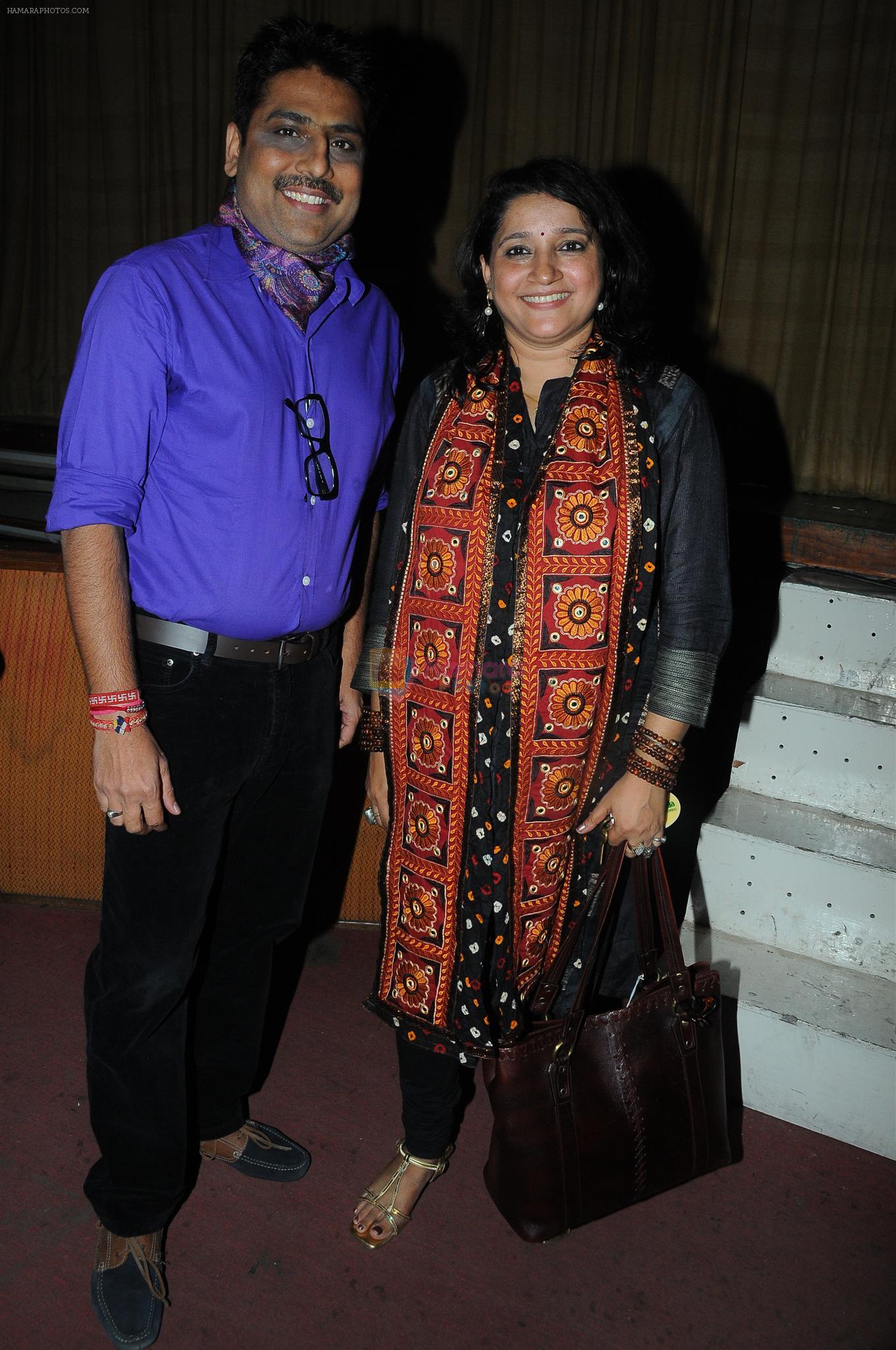 Tarak Mehta with Aarti Chhabaria at the launch of Kavita Seth's album Khuda Wohi Hai in Rangsharda on 1st Nov 2011