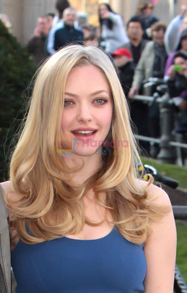 Amanda Seyfried arrives for _In Time_ Berlin Photocall in Hotel Adlon on November 2nd, 2011
