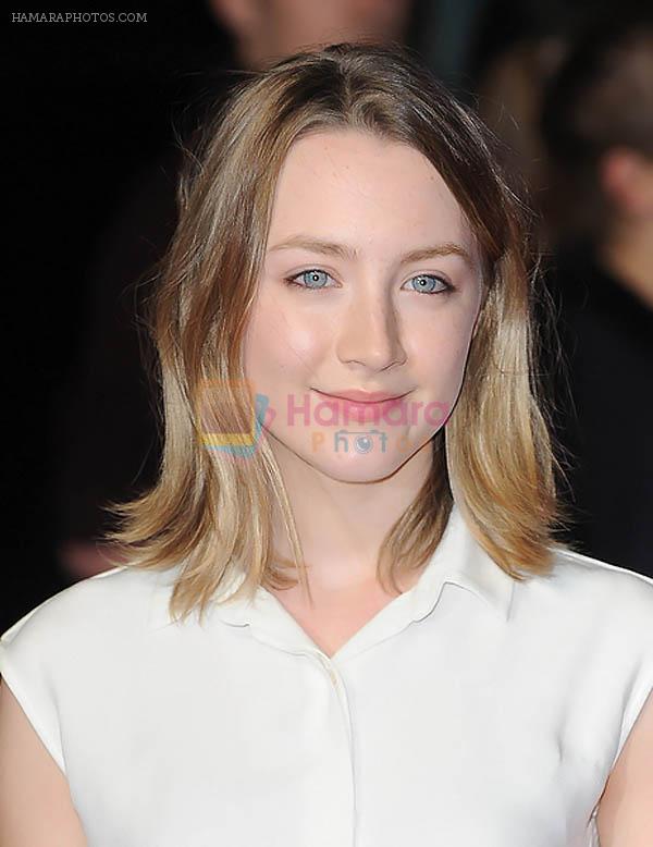 Saoirse Ronan attends _In Time_ UK Premiere in Curzon Mayfair on October 31, 2011