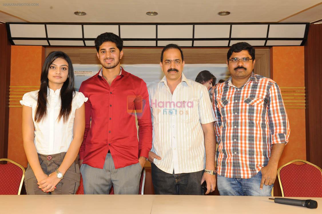 Nikitha Narayan, Arvind Krishna in It's My Love Story Movie Pressmeet on 3rd November 2011