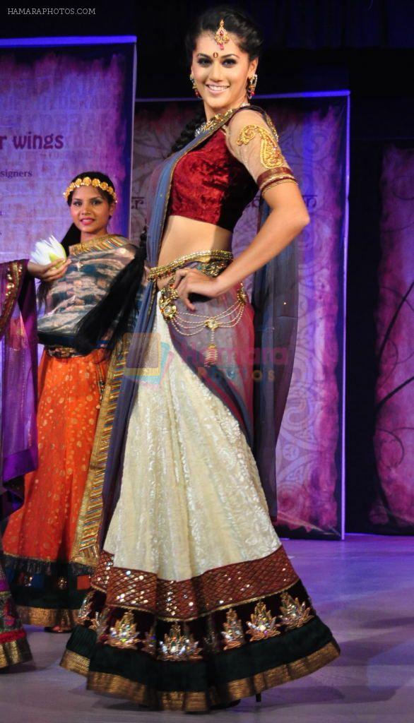 Taapsee Pannu walks the ramp for NIFT Silver Jubilee Celebrations on 3rd November 2011