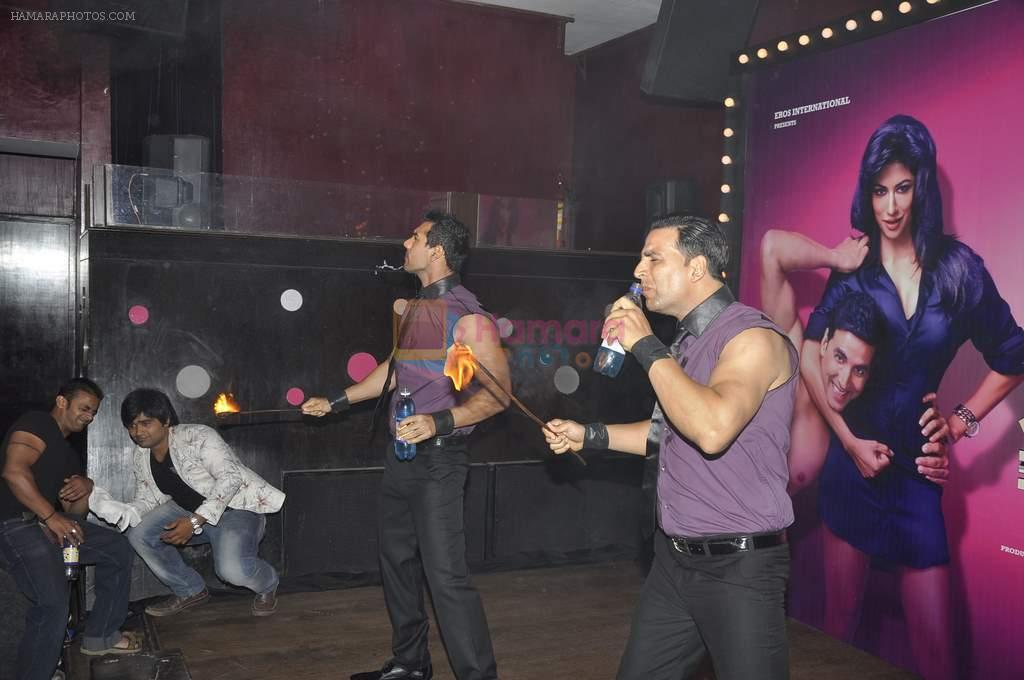 John Abraham, Akshay Kumar at Desi Boyz music launch in Enigma on 7th Nov 2011