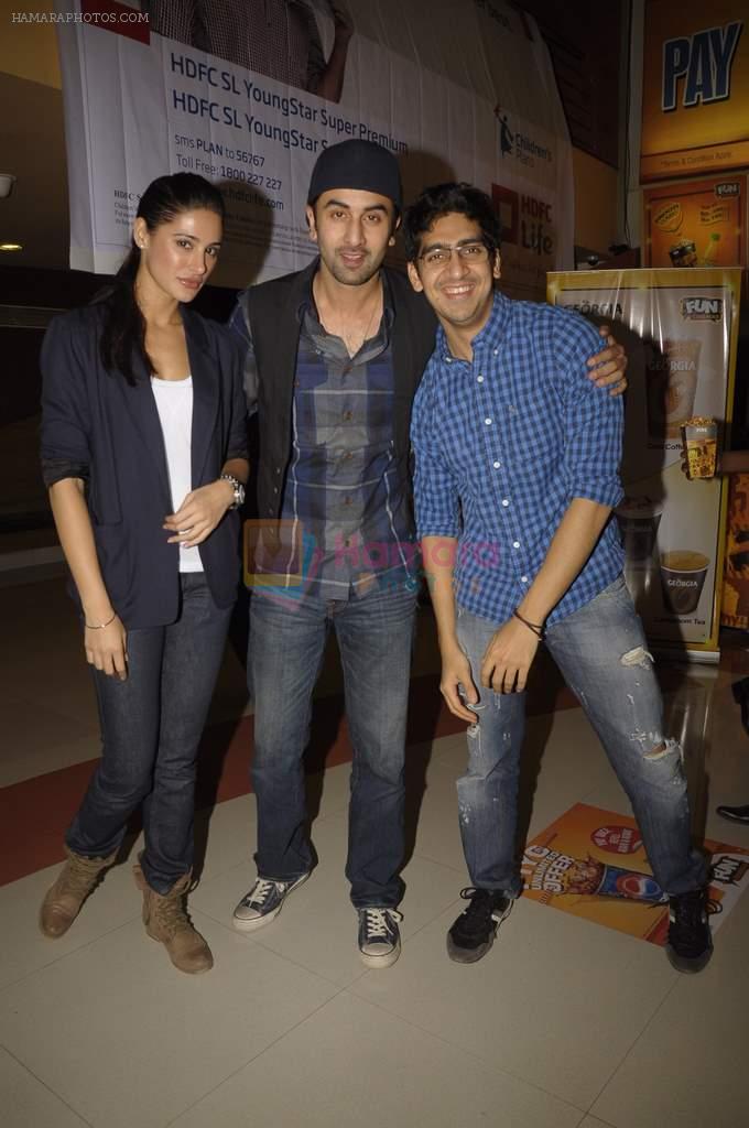 Ranbir Kapoor, Nargis Fakhri, Ayan Mukherji at Rockstars special screening in Fun Republic on 10th Nov 2011