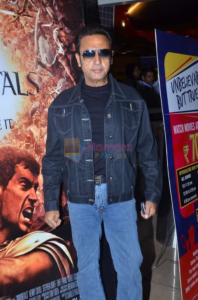 Gulshan Grover at Immortals film premiere in PVR, Mumbai on 10th Nov 2011