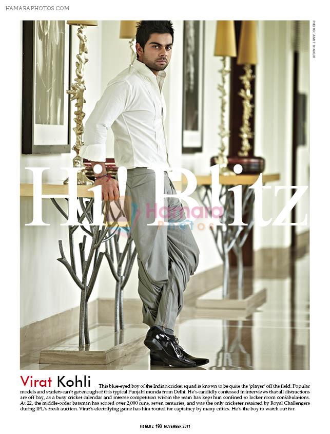 Virat Kohli at Hi! BLITZ, THE CELEBRALITY MAGAZINE