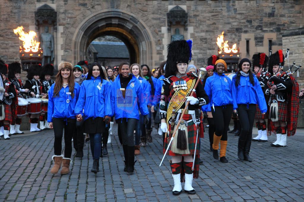 Miss World 2011 Contestants at Edinburgh